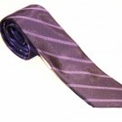CALVIN KLEIN Slim SHINY Purples Stripe Tie