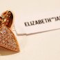 ELIZABETH & JAMES Goldplated WHITE SAPPHIRE Sterling Silver THORN RING