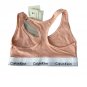 Calvin Klein CK Unlined Bralette Coral Almond ( M )