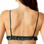 Free People Gold Rush Sequin Bralette Forest Pool ( L )