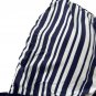La Blanca Apulia Banded Reversible Triangle Bikini Top Indigo White ( 12 )