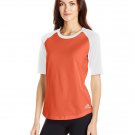 ADIDAS BP9226 Raglan Baseball Top SHIRT Easy Coral / White ( S ) ADIDAS BP9226 Raglan Baseball Top SHIRT Easy Coral / White ( S )
