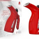 Pursonic Handheld Fabric Red Steamer with 300ML Water Tank Gentle Remove Wrinkle