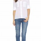 *** CRIPPEN Light Vintage Blue FADED Cotton LOVER JEAN Frayed Hems ( 24 ) *** CRIPPEN Light Vintage Blue FADED Cotton LOVER JEAN Frayed Hems ( 24 )