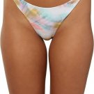 O'Neill Tie Dye Cheeky Coverage Swim Bikini Bottom ( L )