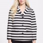KATE SPADE New York LANDON Striped JACKET Fancy Meeting Here BLACK/CREAM 0