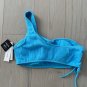 Salt + Cove Ribbed Bikini Swim Top Periwinkle ( L )