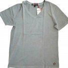 The Same Guy X Christian Audigier Destroyed V-Neck Tee Grey Smoke ( M )