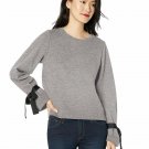 J.Crew Mercantile K0567 Sweatshirt Top Tie Sleeve Grey ( M ) J.Crew Mercantile K0567 Sweatshirt Top Tie Sleeve Grey ( M )