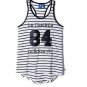 ADIDAS S87491 Striped LA TRAINER 84 Numbers Tank Black / White ( M )