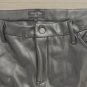 NYDJ Marilyn Faux Leather Straight Leg Pants in Black ( 18 )