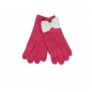 KATE SPADE New York STRAWBERRY / WHITE BOW Wool Blend Gloves KATE SPADE New York STRAWBERRY / WHITE BOW Wool Blend Gloves