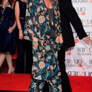 KATE MOSS for TOPSHOP Wide Leg PAISLEY Floral PALAZZO Long CUFF Pants ( 2 )