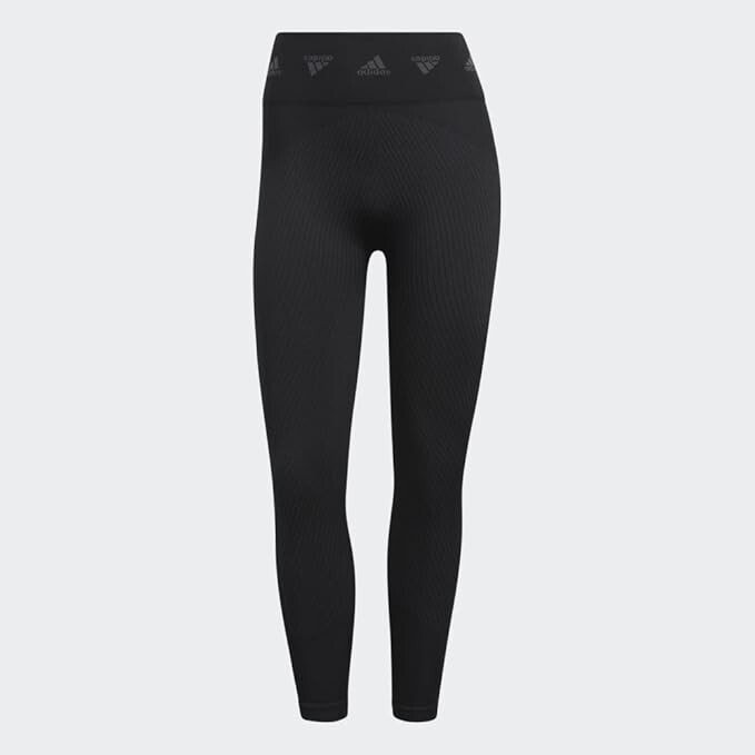 Adidas HD1981 Training Aeroknit Branded 7/8 Tights Black ( M )