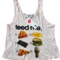 *** Wildfox Feed Me Tacos Pizza Tank Top ( S )