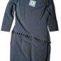 ANDREW MARC New York STUDDED Wool Blend STEEL Dress ( M )