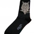 DE PIO Men's Italian Graphic Owl Print Socks, One Size