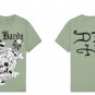 Ed Hardy Death or Glory Skull Tee Light Olive ( M )