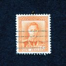 New Zealand Postage Stamp 1947 Scott# NZ 258 Used 2 d King George VI - 2d B