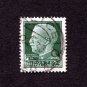 Italy Postage Stamp 1929 Scott# IT 218 Used 25 centesimo King Vittorio Emanuele III to the left B