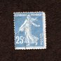 France Postage Stamp 1920 Scott# FR 168 Used 25 c  Semeuse fond plein sans sol