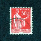 France Postage Stamp 1932 Scott# FR 267 Used 50 French centime Type Peace (type I) A