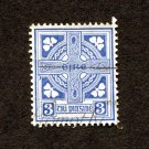 Ireland Postage Stamp 1940 Scott# IE 111 Used 3 p Celtic Cross B