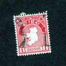 Ireland Postage Stamp 1940 Scott# IE 107 Used 1 p Celtic Map C
