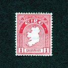Ireland Postage Stamp 1940 Scott# IE 107 Used 1 p Celtic Map B