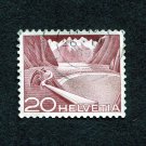 Switzerland Postage Stamp 1949 Scott# CH 332 Used 20 Ct. Grimsel Reservoir - type II B