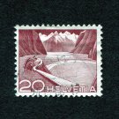Switzerland Postage Stamp 1949 Scott# CH 332 Used 20 Ct. Grimsel Reservoir - type II A