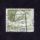 Switzerland Postage Stamp 1949 Scott# CH 330 Used 10 Ct. Mountain Railway at Rocher de Naye K
