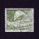 Switzerland Postage Stamp 1949 Scott# CH 330 Used 10 Ct. Mountain Railway at Rocher de Naye G