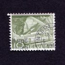Switzerland Postage Stamp 1949 Scott# CH 330 Used 10 Ct. Mountain Railway at Rocher de Naye C