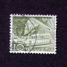 Switzerland Postage Stamp 1949 Scott# CH 330 Used 10 Ct. Mountain Railway at Rocher de Naye B