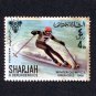 Sharjah Postage Stamp 1968 Michel# AE-SH 403A Used 4 د.إ Skiing