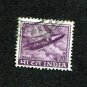 India Postage Stamp 1967 Scott# IN 413 Used 20 p Hindustan Aircraft Industries Ajeet jet fighter F