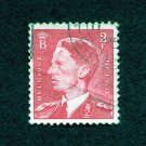 Belgium Postage Stamp 1952 Scott# BE 447 Used 2 fr King Baudouin B