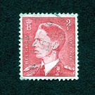 Belgium Postage Stamp 1952 Scott# BE 447 Used 2 fr King Baudouin A