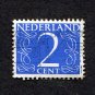 Netherlands Postage Stamp 1946 Scott# NL 283 Used 2 c Numeral H