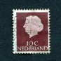 Netherlands Postage Stamp 1953 Scott# NL 344 Used 10 c Queen Juliana (1909-2004) I