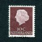 Netherlands Postage Stamp 1953 Scott# NL 344 Used 10 c Queen Juliana (1909-2004) F