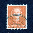 Netherlands Postage Stamp 1949 Scott# NL 308 Used 10 c Queen Juliana (1909-2004) C