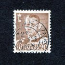 Denmark Postage Stamp 1950 Scott# DK 320 Used 20 øre King Frederik IX C