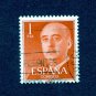 Spain Postage Stamp 1955 Scott# ES 825 Used 1 Pta Franco, General Q