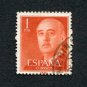 Spain Postage Stamp 1955 Scott# ES 825 Used 1 Pta Franco, General O