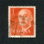 Spain Postage Stamp 1955 Scott# ES 825 Used 1 Pta Franco, General M
