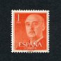 Spain Postage Stamp 1955 Scott# ES 825 Used 1 Pta Franco, General A