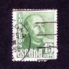 Spain Postage Stamp 1948 Scott# ES 752 Used 15 CTS General Franco B