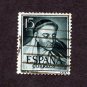 Spain Postage Stamp 1953 Scott# ES 773A Used 15 CTS Tirso of Molina E